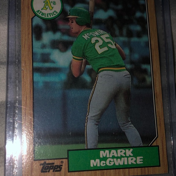 Mark McGuire Topps Rookie Card Ultra rare Mint 10